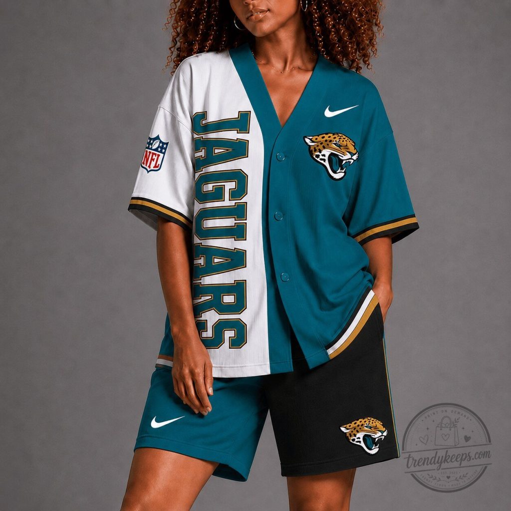 Jacksonville Jaguars Premium NFL Team Pride Jersey and Shorts Set NY Jacksonville Jaguars | Premium NFL Team Pride Jersey and Shorts Set NY
