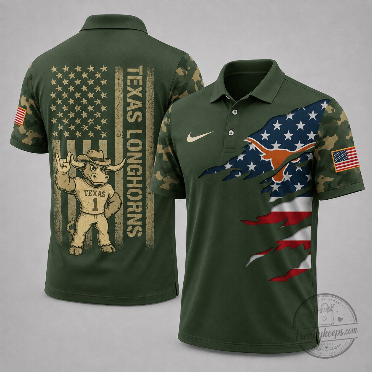 Texas Longhorns | Premium NCAA Veteran Polo NY