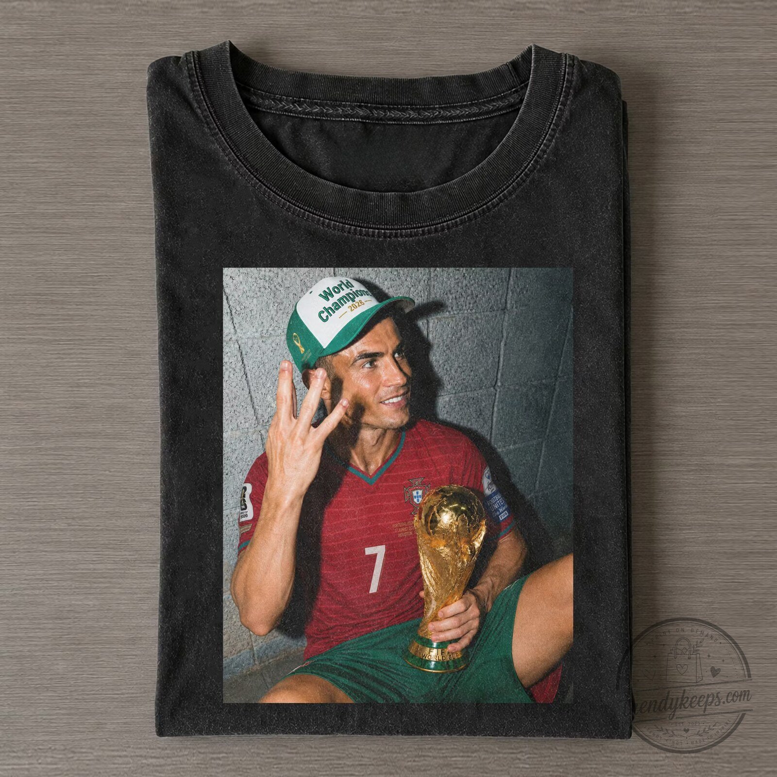 Cristiano Ronaldo Portugal World Cup Champion Football Fan T-Shirt