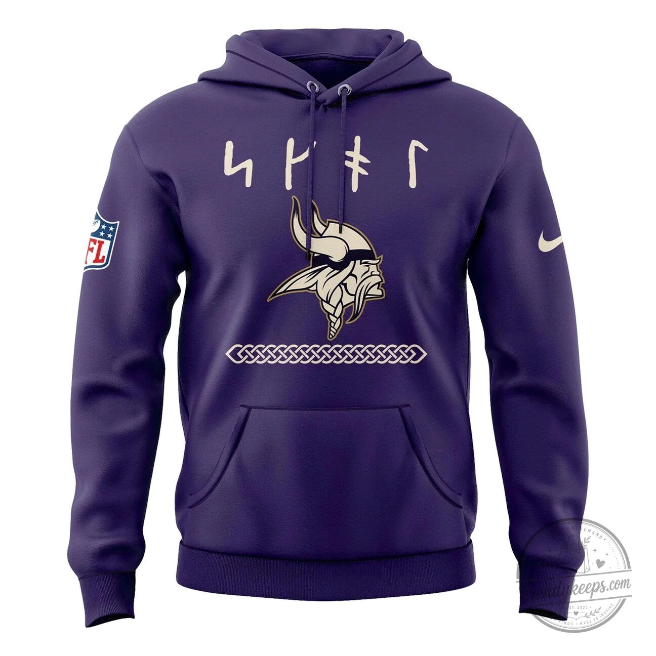 Minnesota Vikings Skull Vibes Rivalries National Football League Hoodie 5 Minnesota Vikings Skull Vibes Rivalries National Football League Hoodie