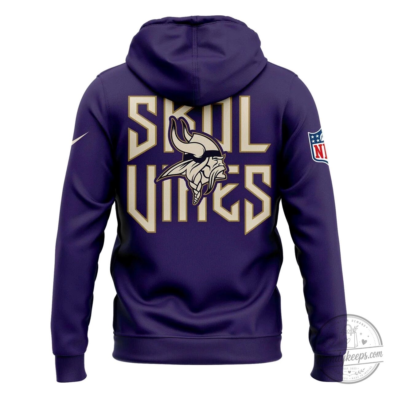 Minnesota Vikings Skull Vibes Rivalries National Football League Hoodie 6 Minnesota Vikings Skull Vibes Rivalries National Football League Hoodie