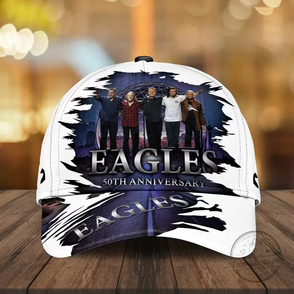 The Eagles 50th Anniversary Commemorative Music Band Cap Hat