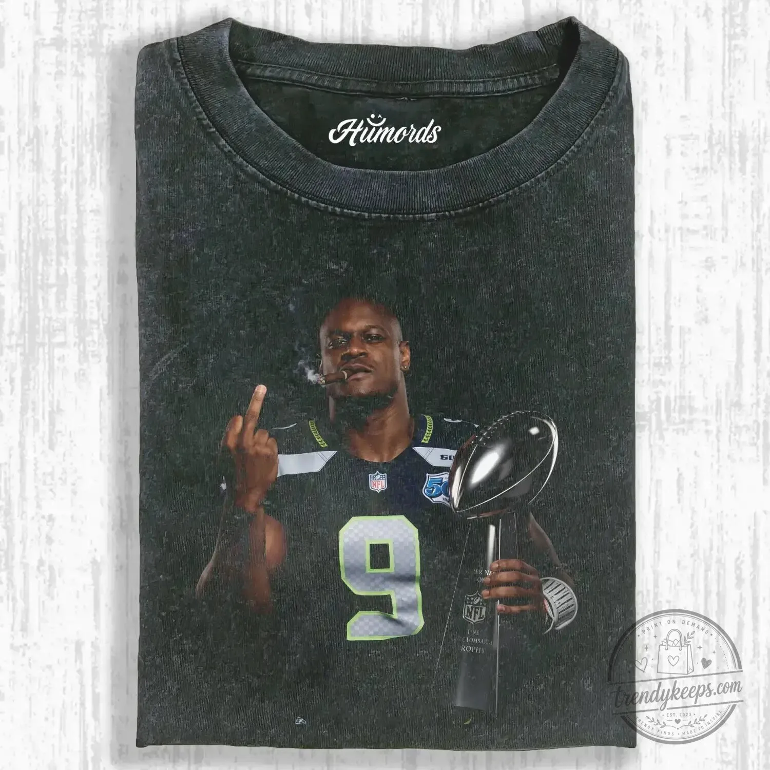 Kenneth Walker III Football Player Super Bowl Champion T-Shirt