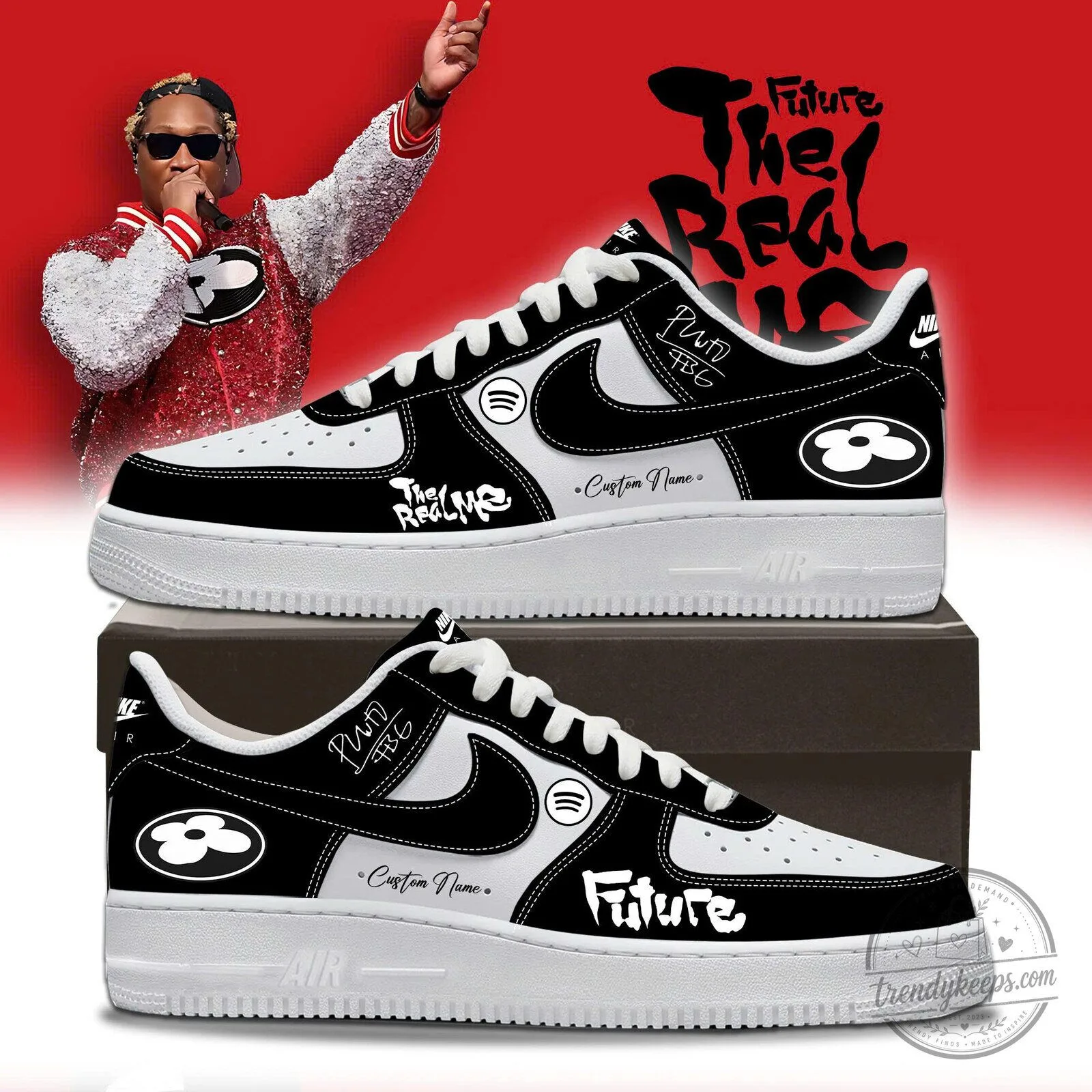 Limited Edition Sneakers from Future's The Real Me Album with Signature Design 1 Limited Edition Sneakers from Future