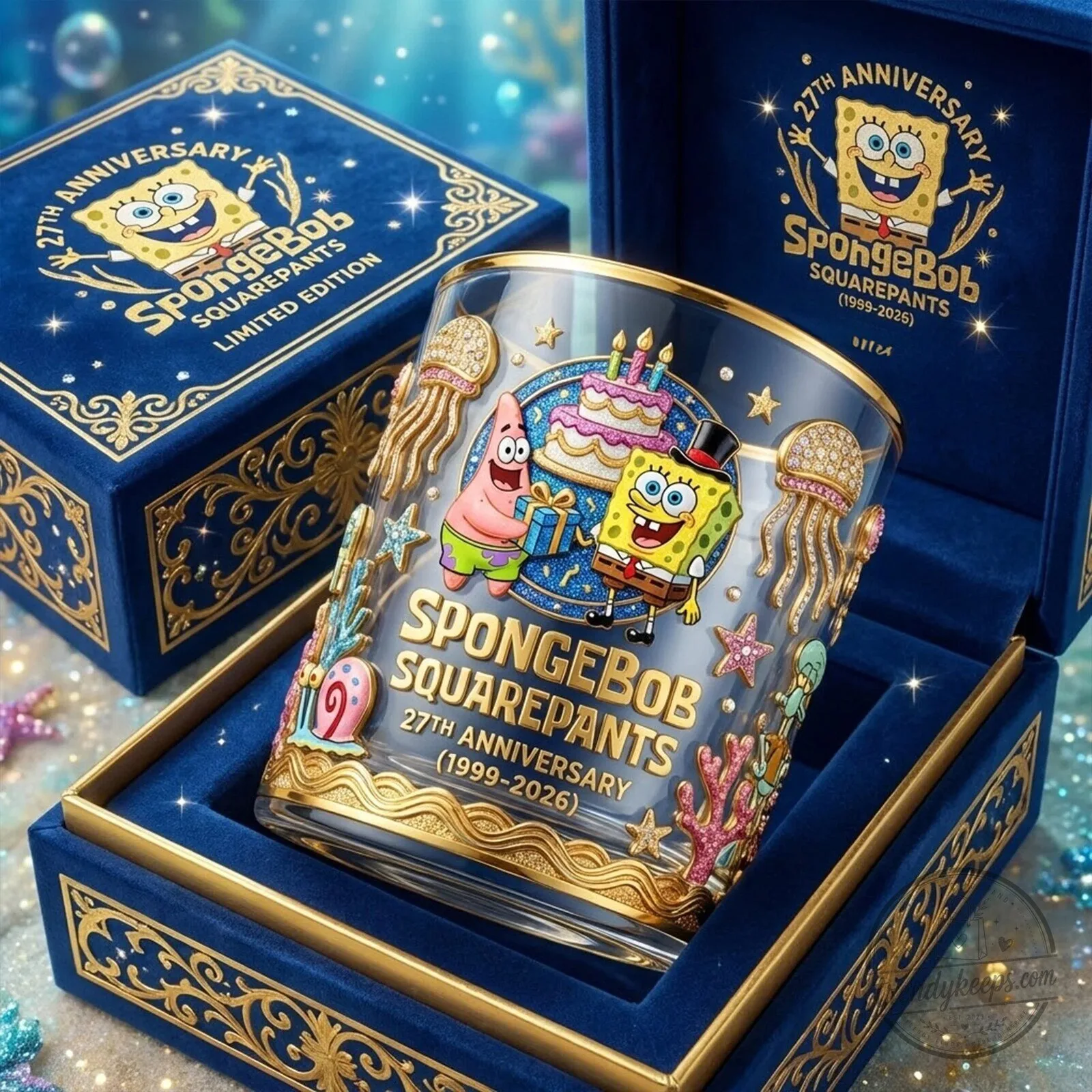SpongeBob SquarePants 27th Anniversary Limited Edition Drinking Glass