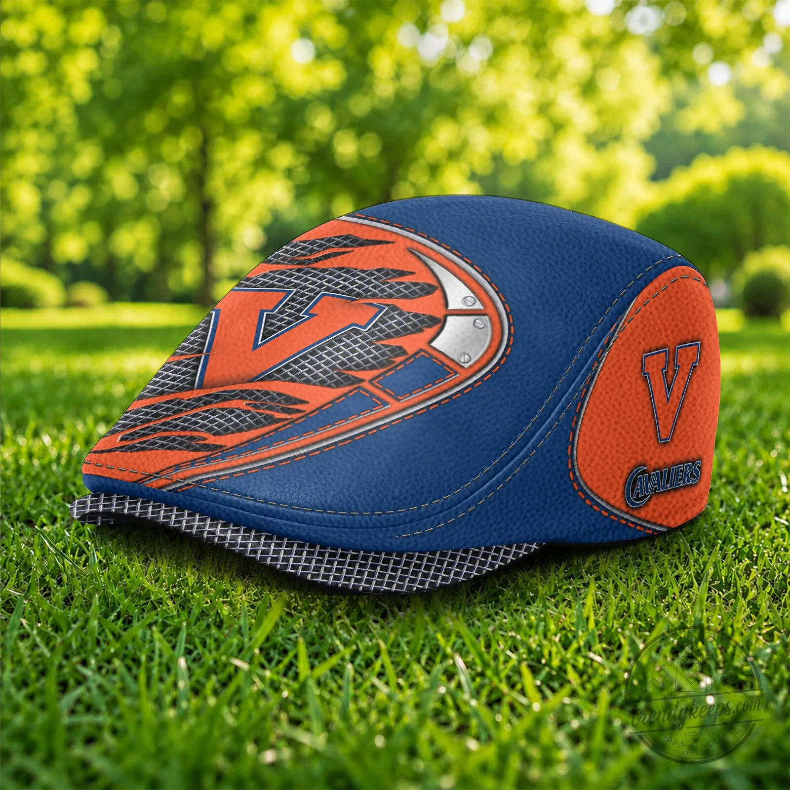 Virginia Cavaliers NCAA Flat Cap, University of Virginia Golf Cap Hat
