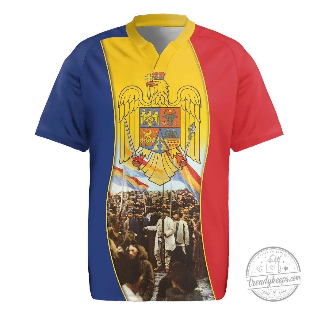 Romania Great Union Day Rugby Jersey Alba Iulia National Assembly 4 Romania Great Union Day Rugby Jersey Alba Iulia National Assembly