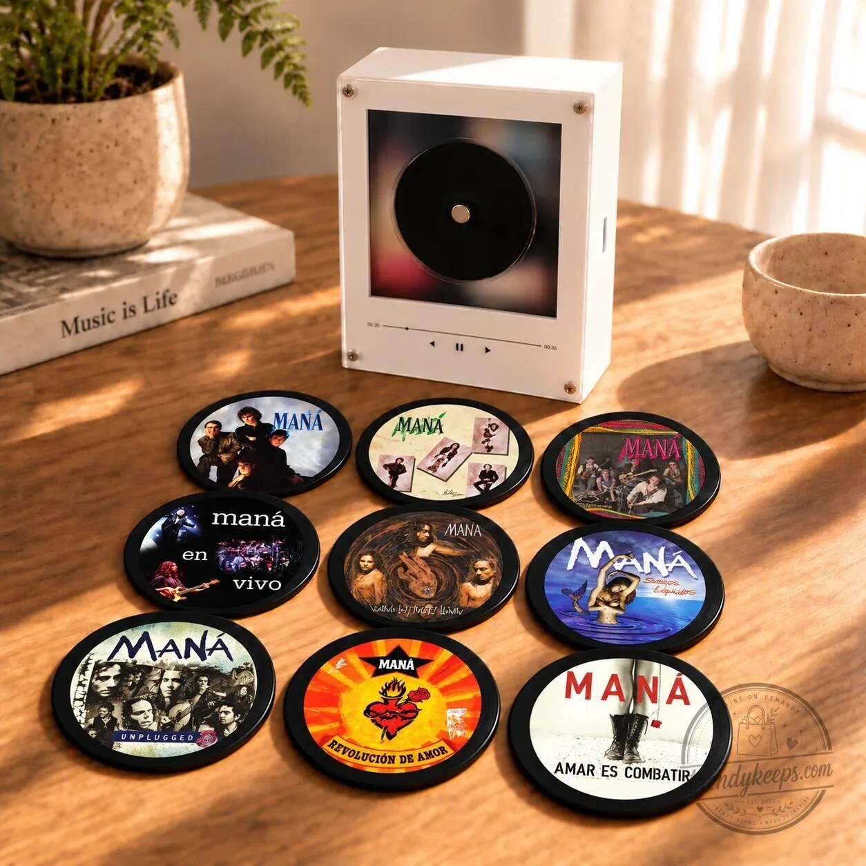 Maná Album Cover Magnetic Tags Set for Magnetic Music Player