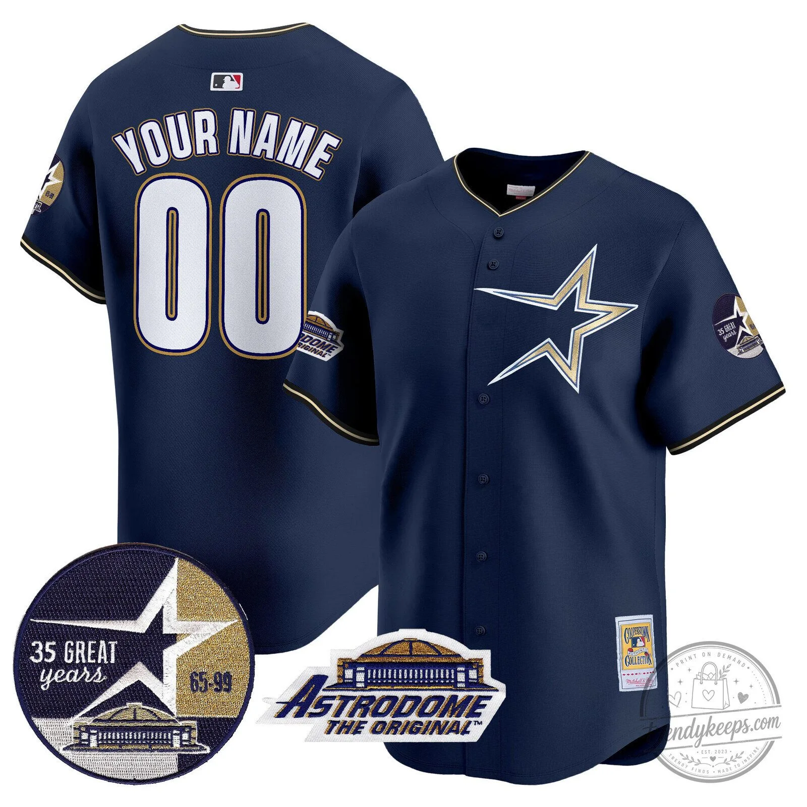 Houston Astros 1999 Throwback Astrodome 35th Anniversary Baseball Jersey 7 Houston Astros 1999 Throwback Astrodome 35th Anniversary Baseball Jersey