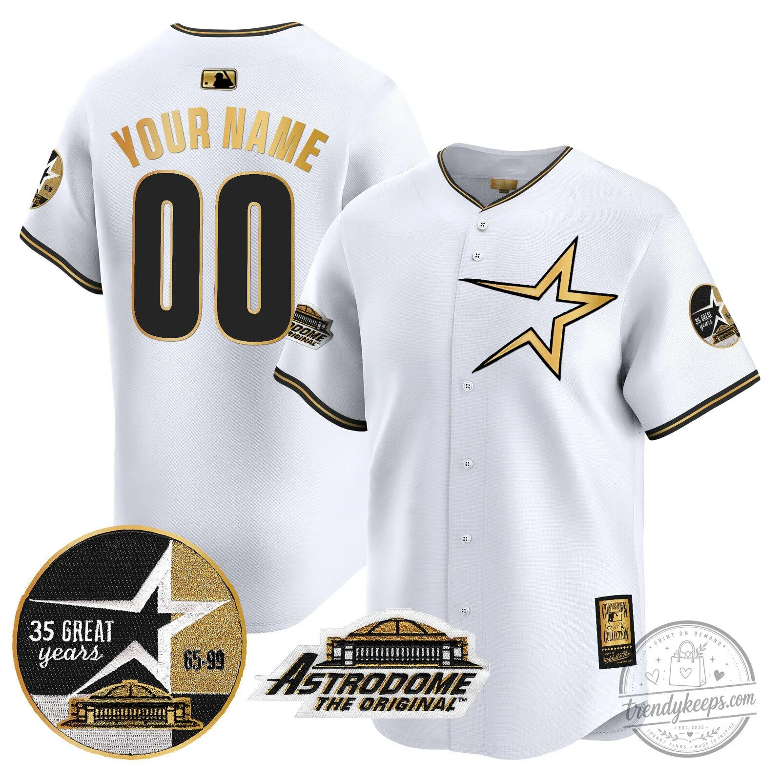 Houston Astros 1999 Throwback Astrodome 35th Anniversary Baseball Jersey 8 Houston Astros 1999 Throwback Astrodome 35th Anniversary Baseball Jersey