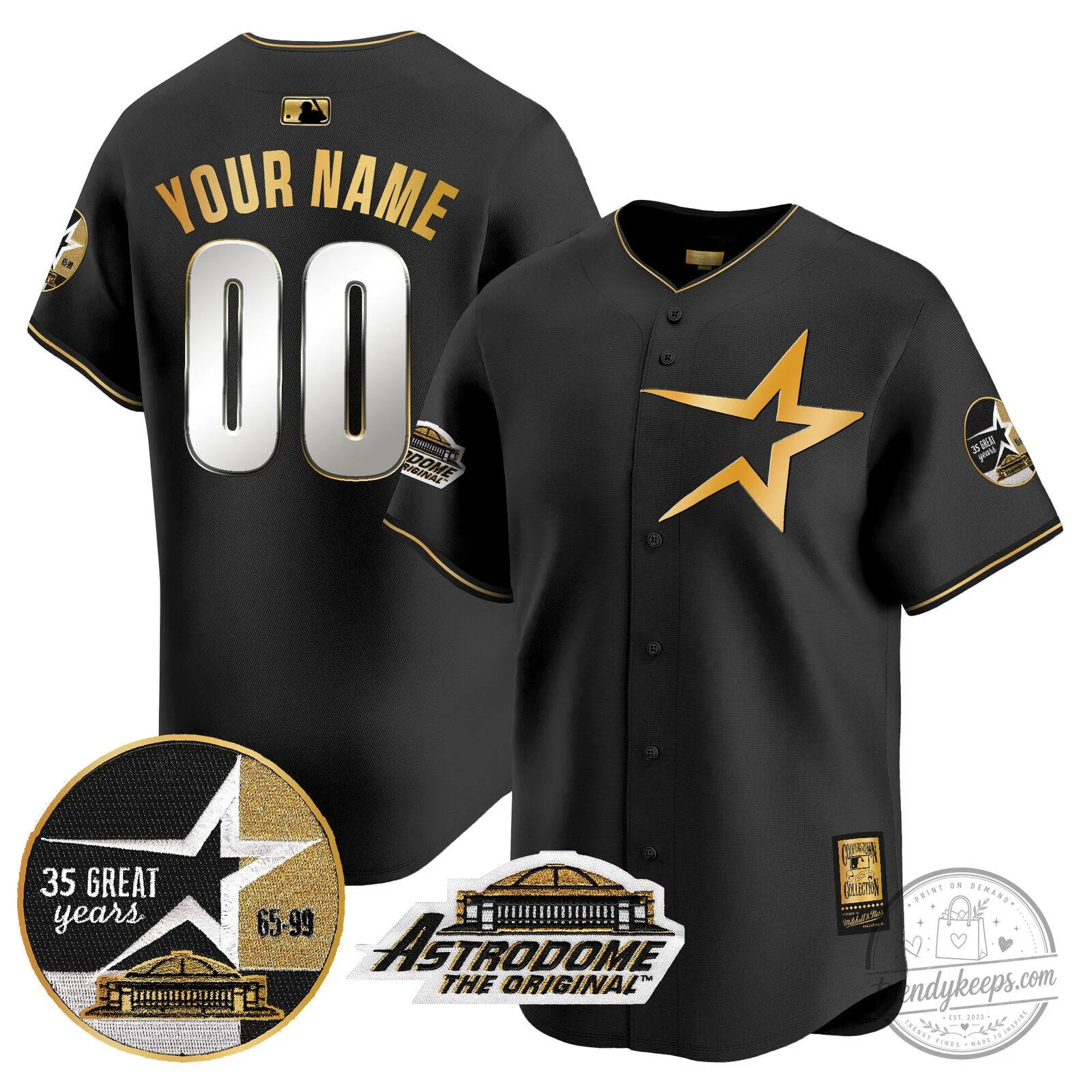Houston Astros 1999 Throwback Astrodome 35th Anniversary Baseball Jersey 9 Houston Astros 1999 Throwback Astrodome 35th Anniversary Baseball Jersey