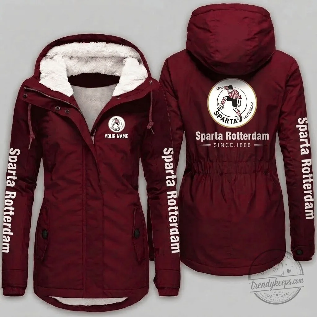 Sparta Rotterdam Football Club Women's Winter Fleece Lined Jacket 1 Sparta Rotterdam Football Club Women