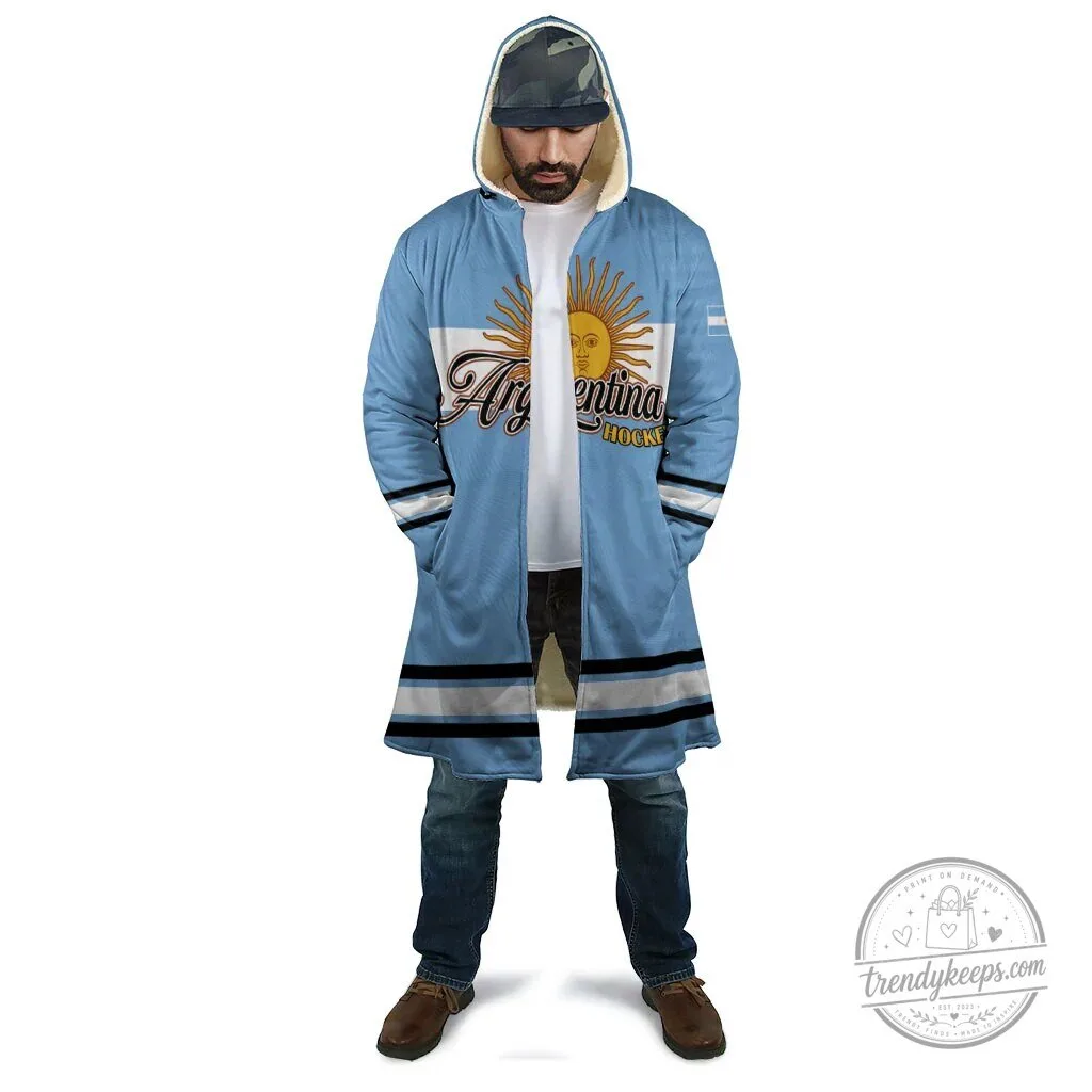 Argentina Los Leones Hockey Team Personalized Cloak Hoodie 4 Argentina Los Leones Hockey Team Personalized Cloak Hoodie
