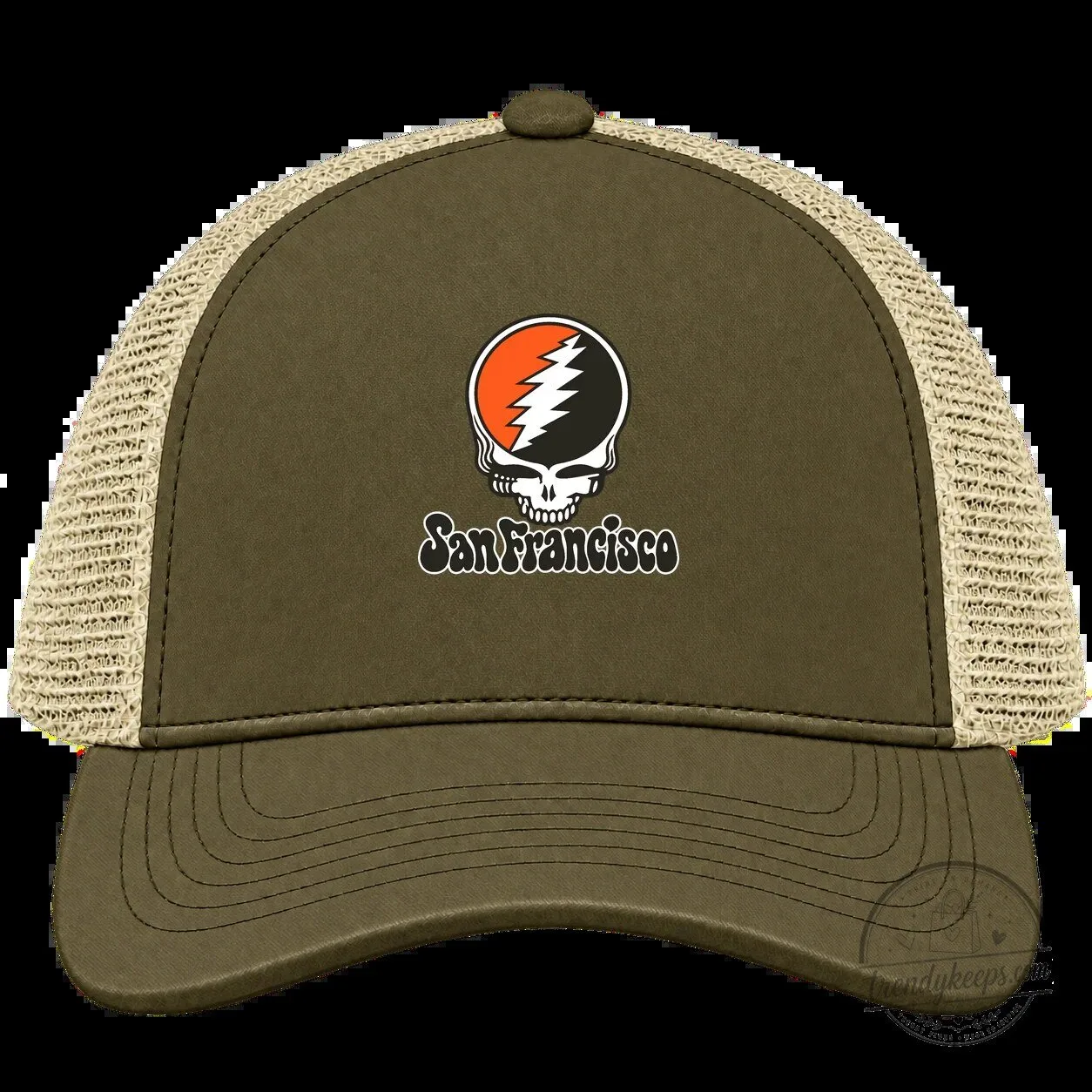 San Francisco Grateful Dead Stealie Baseball Trucker Cap Hat 4 San Francisco Grateful Dead Stealie Baseball Trucker Cap Hat