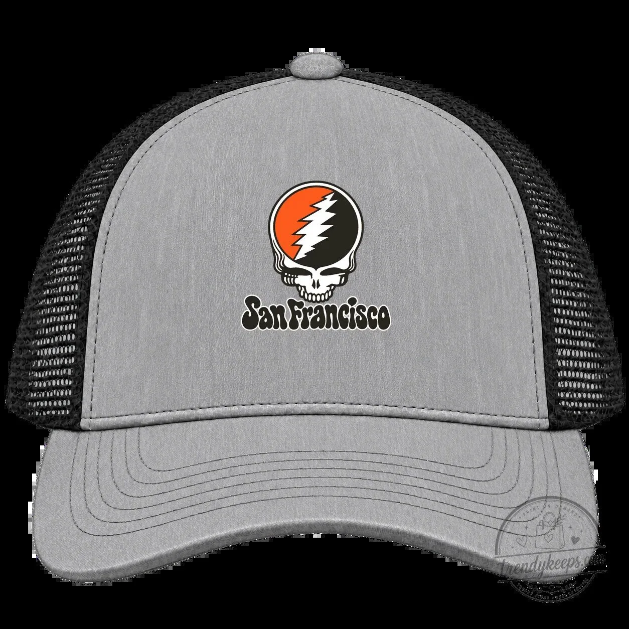 San Francisco Grateful Dead Stealie Baseball Trucker Cap Hat 5 San Francisco Grateful Dead Stealie Baseball Trucker Cap Hat