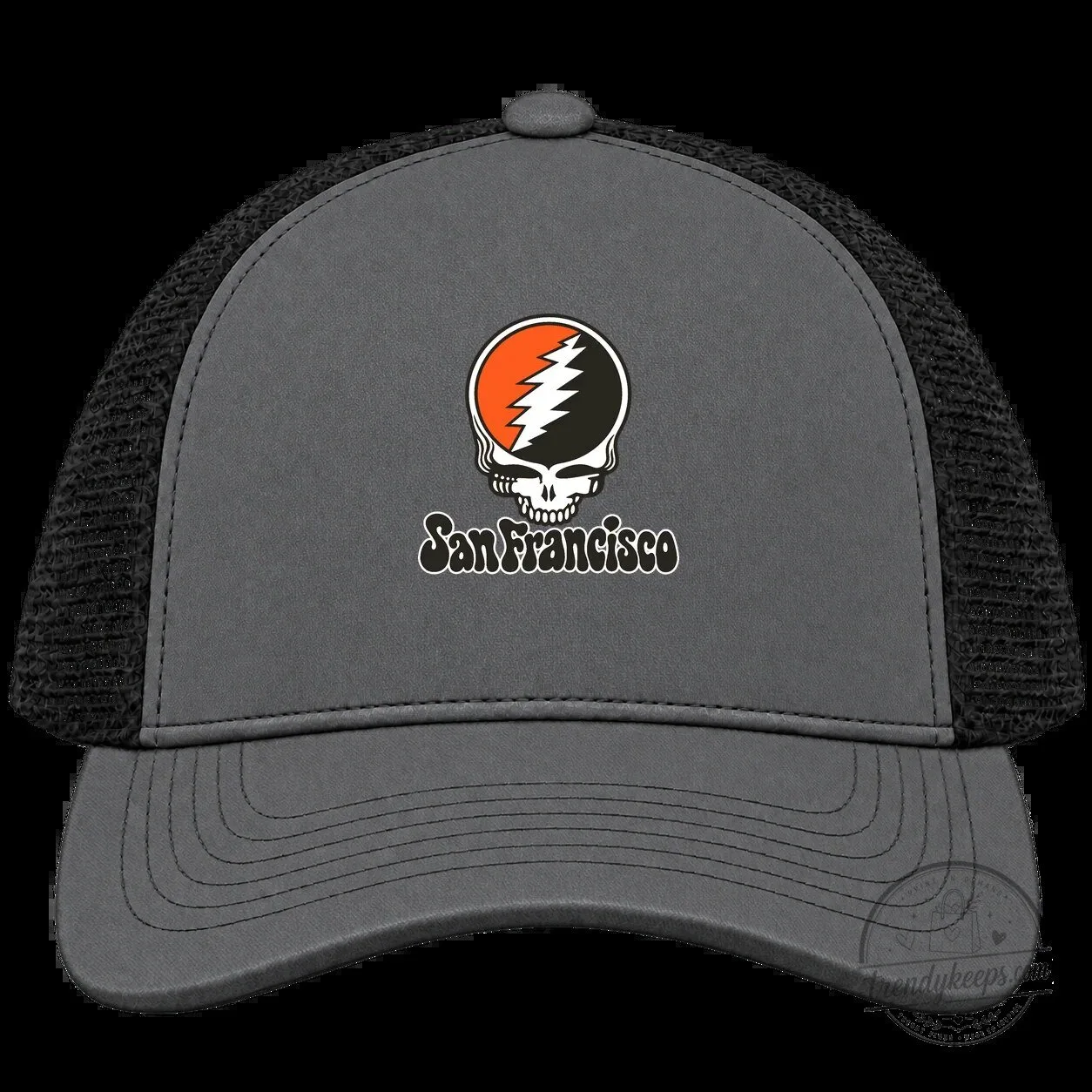 San Francisco Grateful Dead Stealie Baseball Trucker Cap Hat 6 San Francisco Grateful Dead Stealie Baseball Trucker Cap Hat