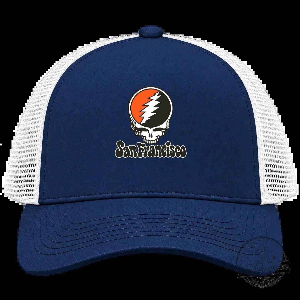 San Francisco Grateful Dead Stealie Baseball Trucker Cap Hat 7 San Francisco Grateful Dead Stealie Baseball Trucker Cap Hat