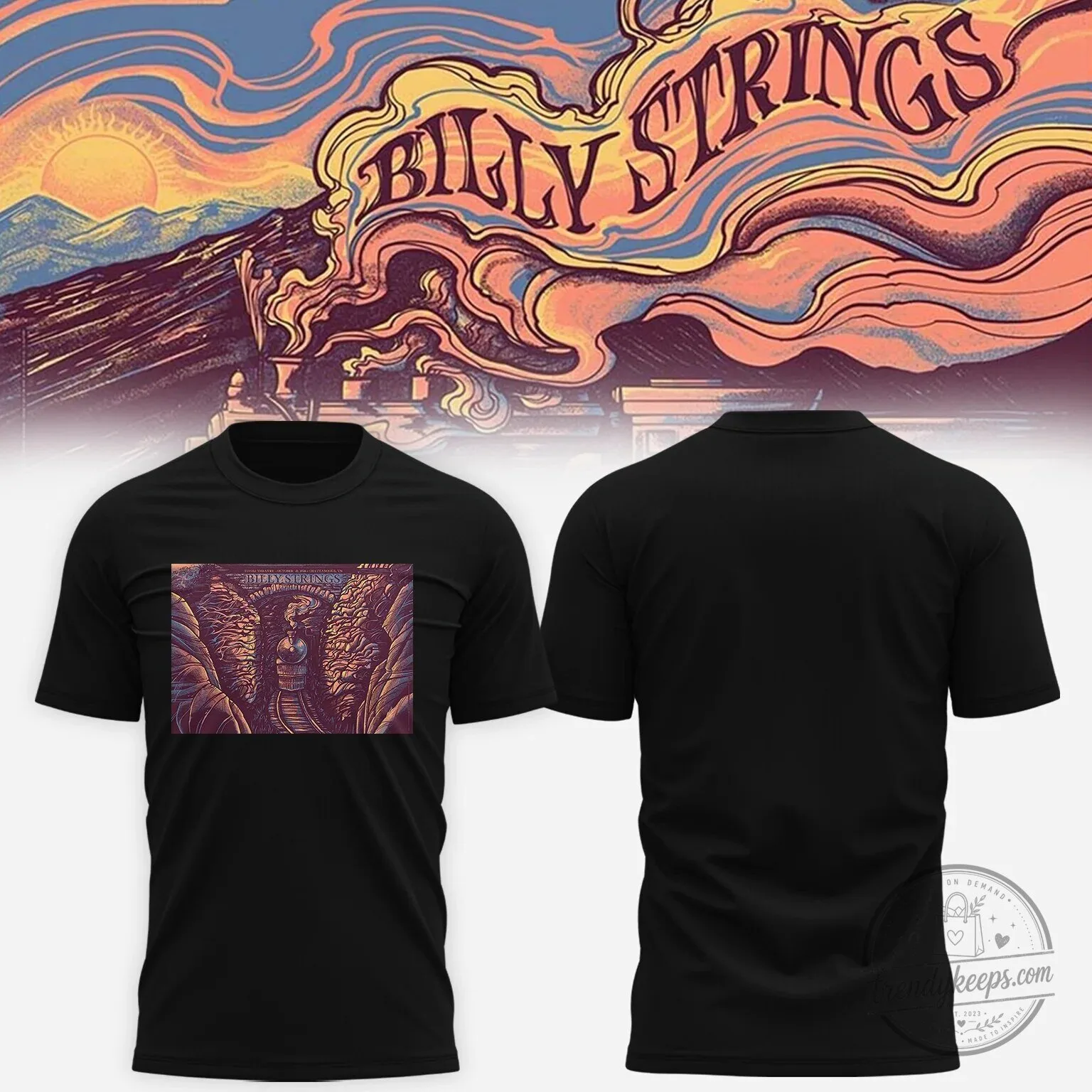 Billy Strings Chattanooga Tivoli Theatre 2026 Concert Event Poster T-Shirt
