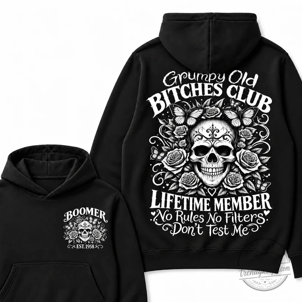 Grumpy Old Bitches Club Skull Lifetime Member No Rules No Filters Hoodie 11 Grumpy Old Bitches Club Skull Lifetime Member No Rules No Filters Hoodie