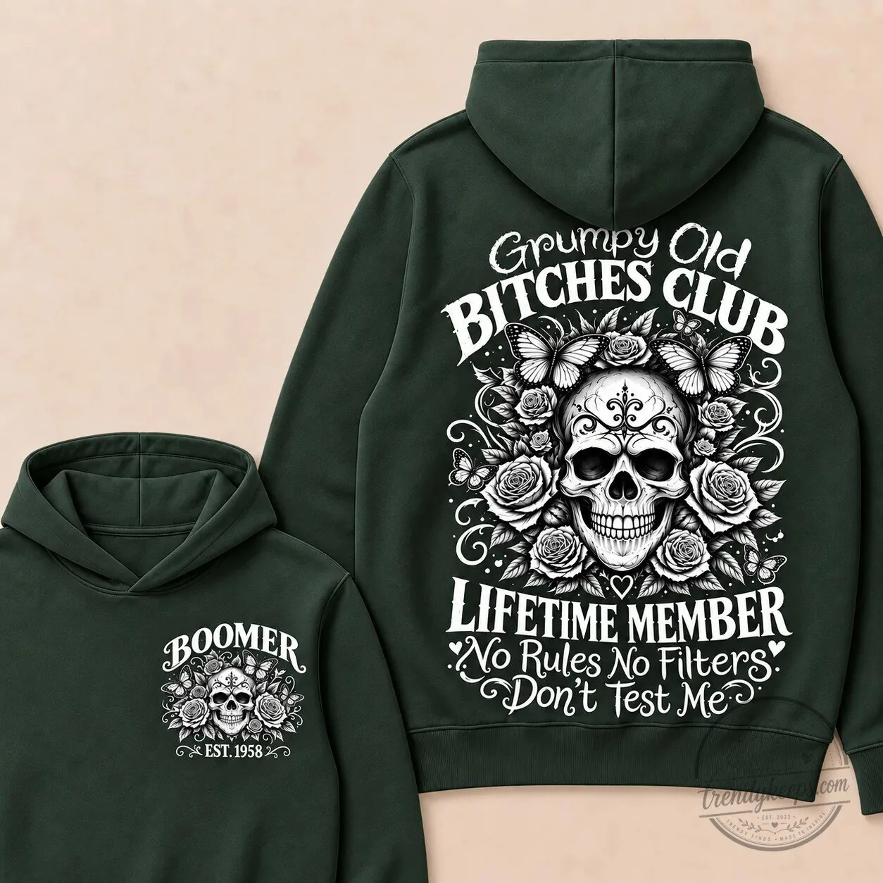 Grumpy Old Bitches Club Skull Lifetime Member No Rules No Filters Hoodie 13 Grumpy Old Bitches Club Skull Lifetime Member No Rules No Filters Hoodie