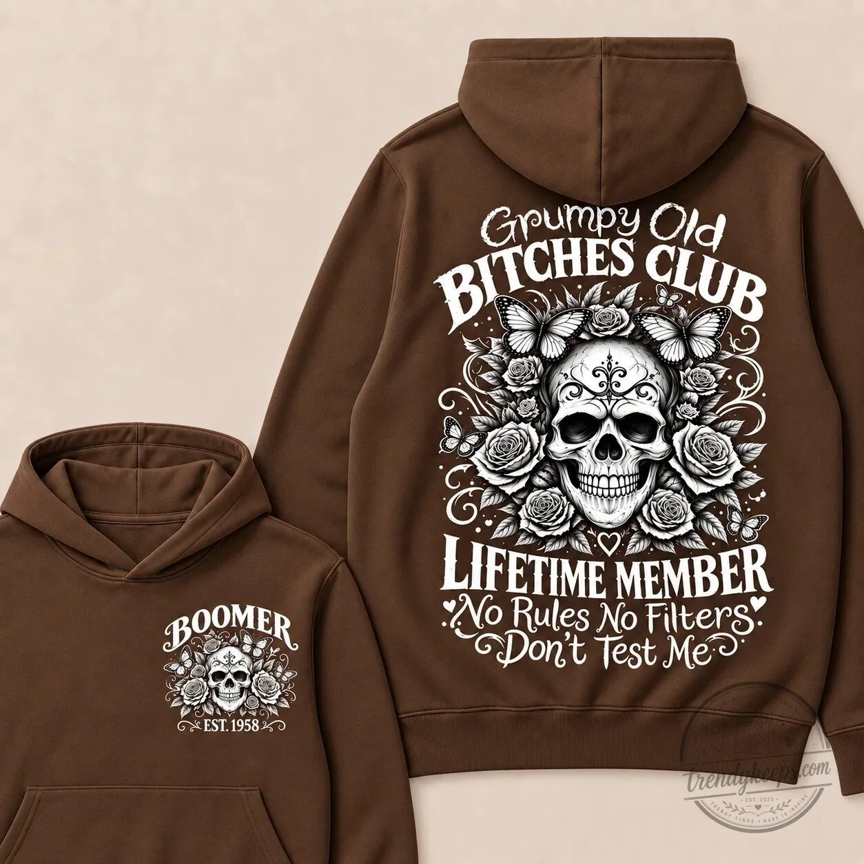 Grumpy Old Bitches Club Skull Lifetime Member No Rules No Filters Hoodie 14 Grumpy Old Bitches Club Skull Lifetime Member No Rules No Filters Hoodie