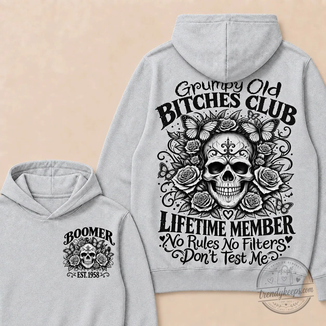 Grumpy Old Bitches Club Skull Lifetime Member No Rules No Filters Hoodie 15 Grumpy Old Bitches Club Skull Lifetime Member No Rules No Filters Hoodie