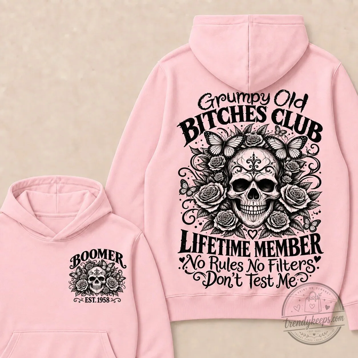 Grumpy Old Bitches Club Skull Lifetime Member No Rules No Filters Hoodie 16 Grumpy Old Bitches Club Skull Lifetime Member No Rules No Filters Hoodie