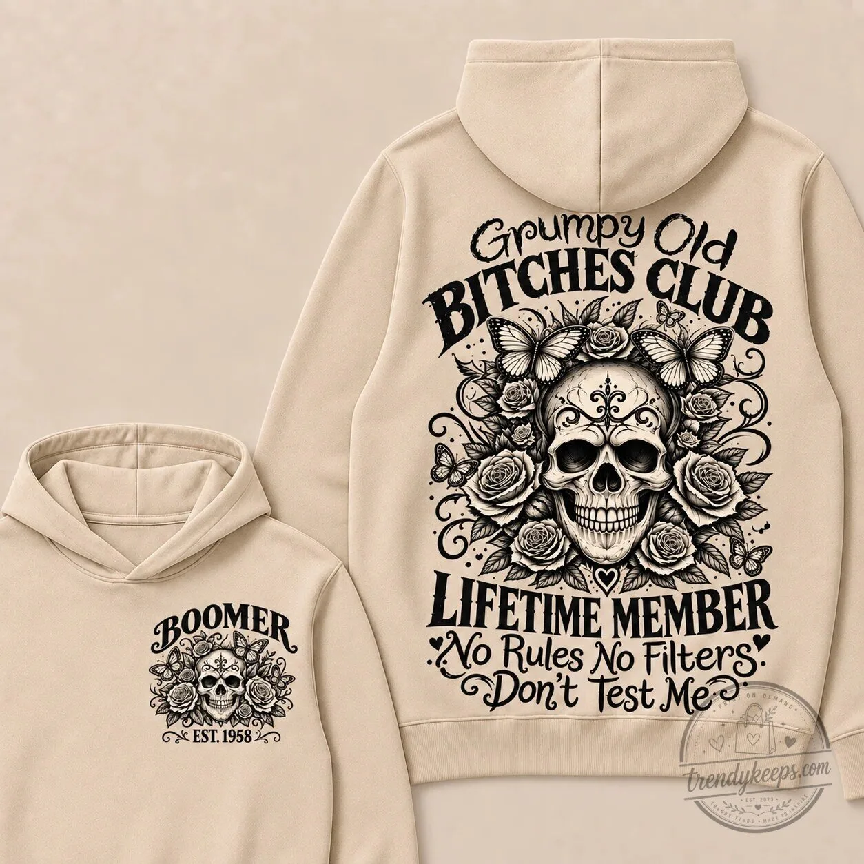 Grumpy Old Bitches Club Skull Lifetime Member No Rules No Filters Hoodie 18 Grumpy Old Bitches Club Skull Lifetime Member No Rules No Filters Hoodie