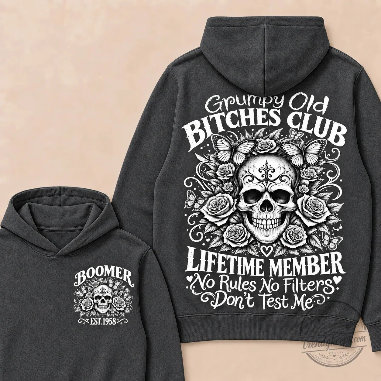 Grumpy Old Bitches Club Skull Lifetime Member No Rules No Filters Hoodie 21 Grumpy Old Bitches Club Skull Lifetime Member No Rules No Filters Hoodie