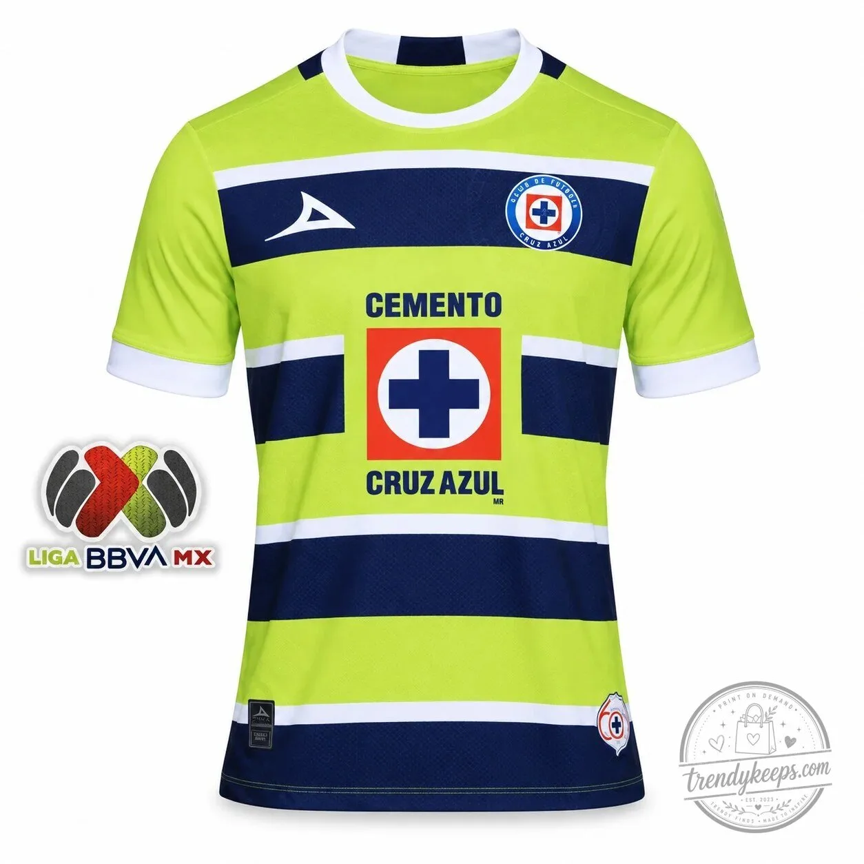 Cruz Azul Cement Home Football Soccer Jersey 4 Cruz Azul Cement Home Football Soccer Jersey