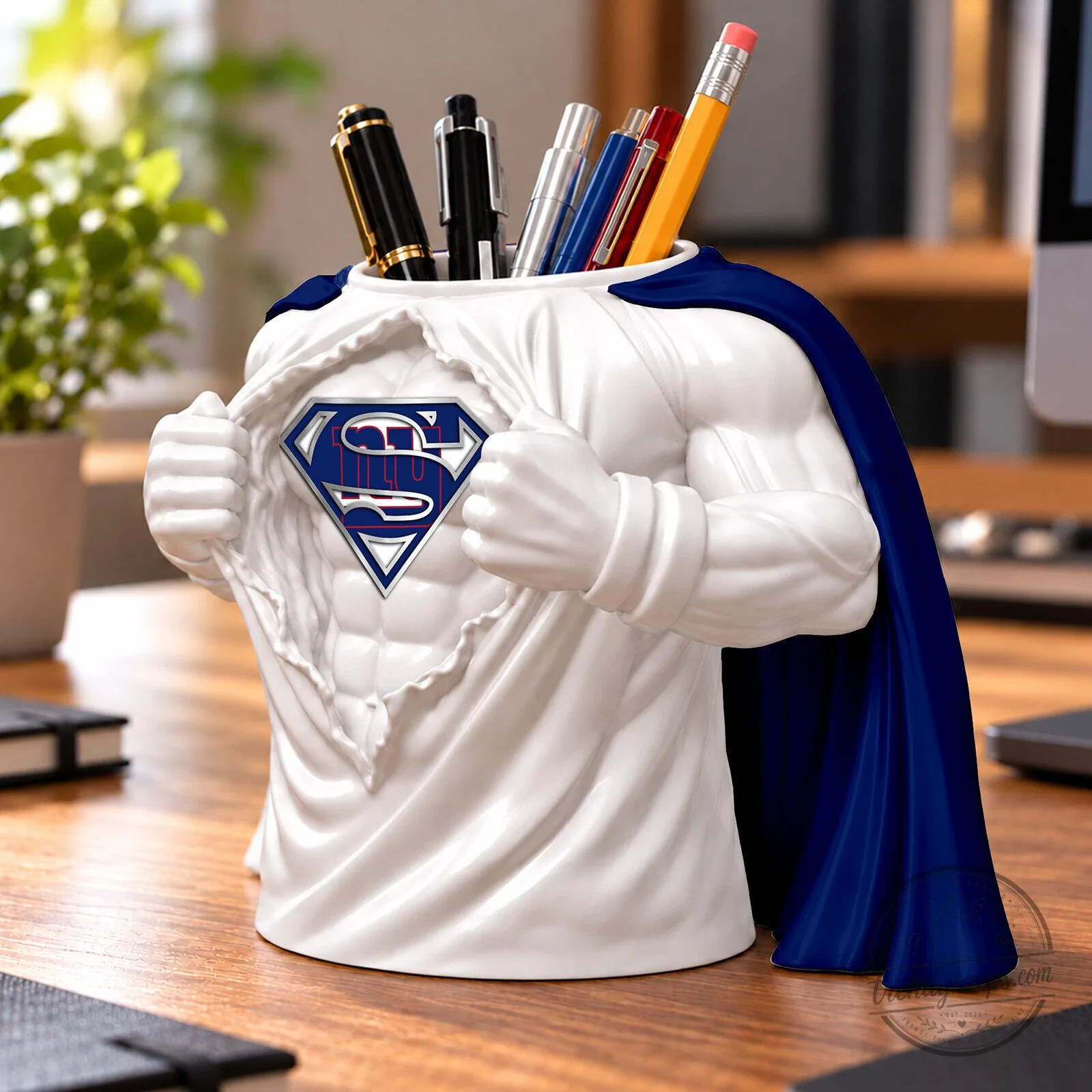 New York Giants Superman Logo Desk Pen Holder Office Organizer 6 New York Giants Superman Logo Desk Pen Holder Office Organizer