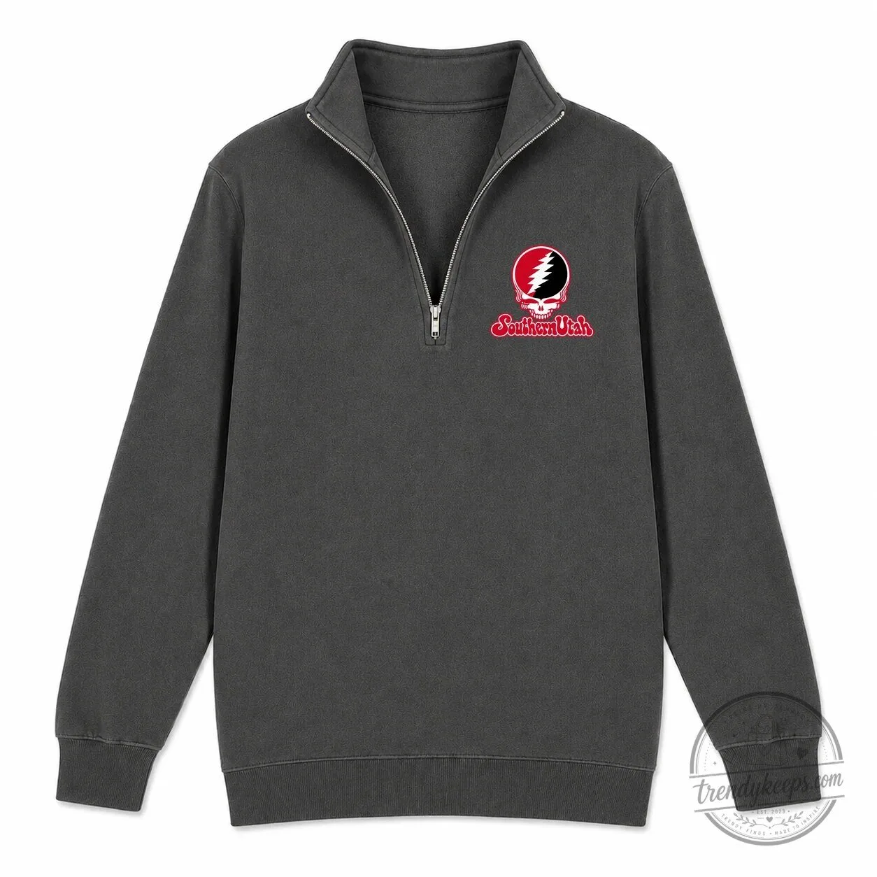 Southern Utah Grateful Dead Steal Your Face Quarter-Zip Sweatshirt