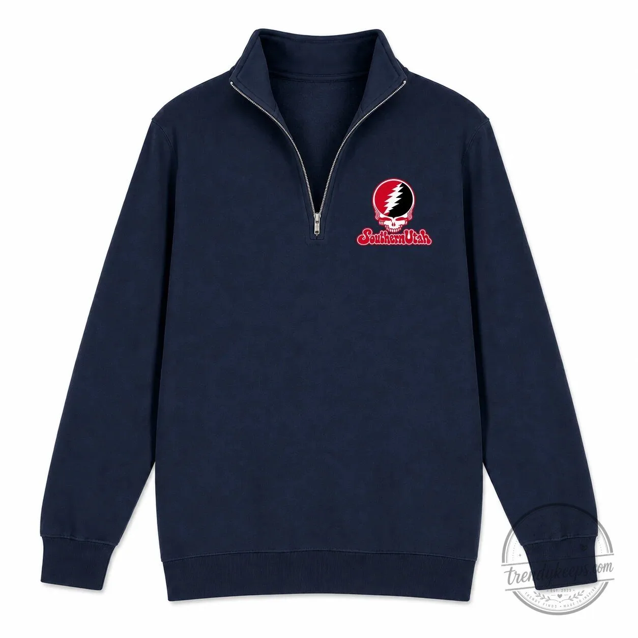 Southern Utah Grateful Dead Steal Your Face Quarter-Zip Sweatshirt 4 Southern Utah Grateful Dead Steal Your Face Quarter-Zip Sweatshirt