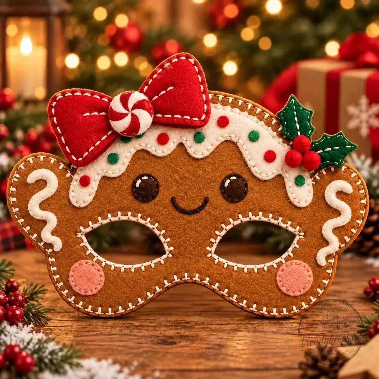 Christmas Holiday Felt Masks Set for Festive Dress-Up and Party Costumes 15 Christmas Holiday Felt Masks Set for Festive Dress-Up and Party Costumes