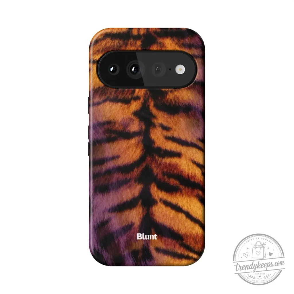 Tiger Stripe Pattern Pixel Phone Case for Google Pixel Smartphone Tiger Stripe Pattern Pixel Phone Case for Google Pixel Smartphone
