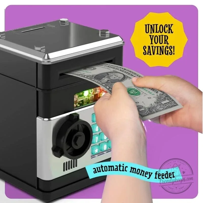 Kids Electronic ATM Piggy Bank with Password and Automatic Bill Feeder 16 Kids Electronic ATM Piggy Bank with Password and Automatic Bill Feeder