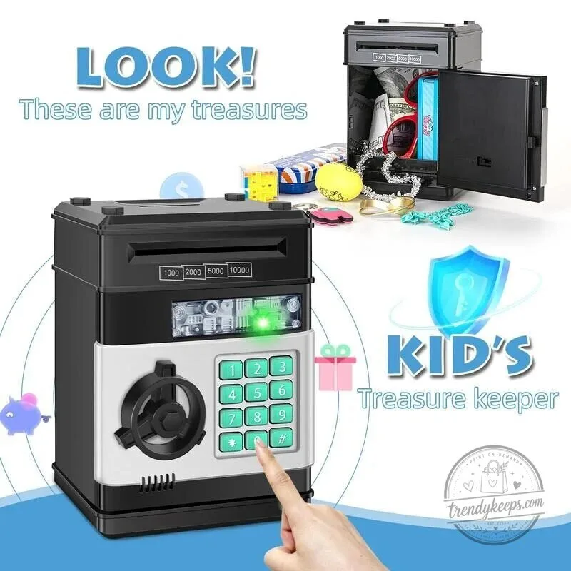 Kids Electronic ATM Piggy Bank with Password and Automatic Bill Feeder 17 Kids Electronic ATM Piggy Bank with Password and Automatic Bill Feeder