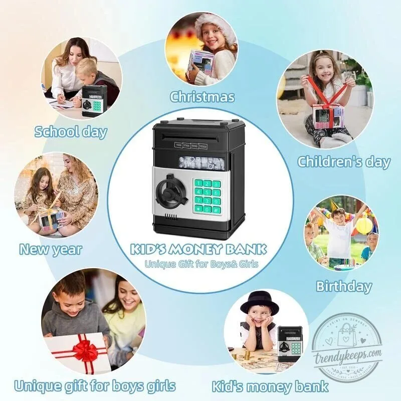Kids Electronic ATM Piggy Bank with Password and Automatic Bill Feeder 21 Kids Electronic ATM Piggy Bank with Password and Automatic Bill Feeder
