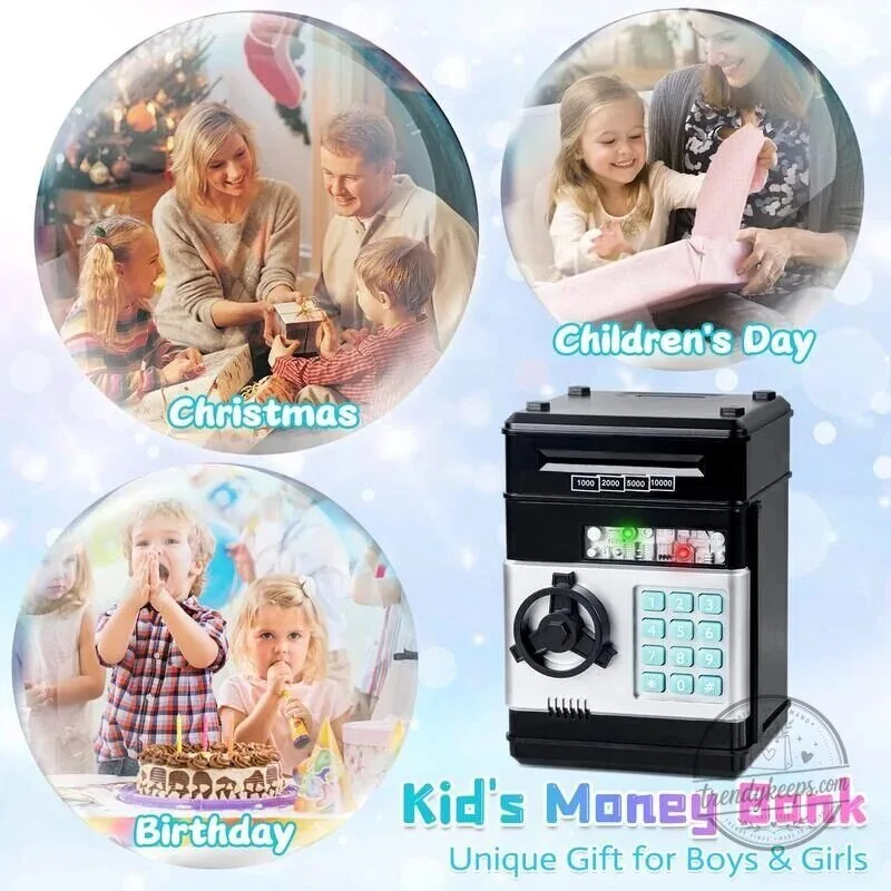 Kids Electronic ATM Piggy Bank with Password and Automatic Bill Feeder 23 Kids Electronic ATM Piggy Bank with Password and Automatic Bill Feeder