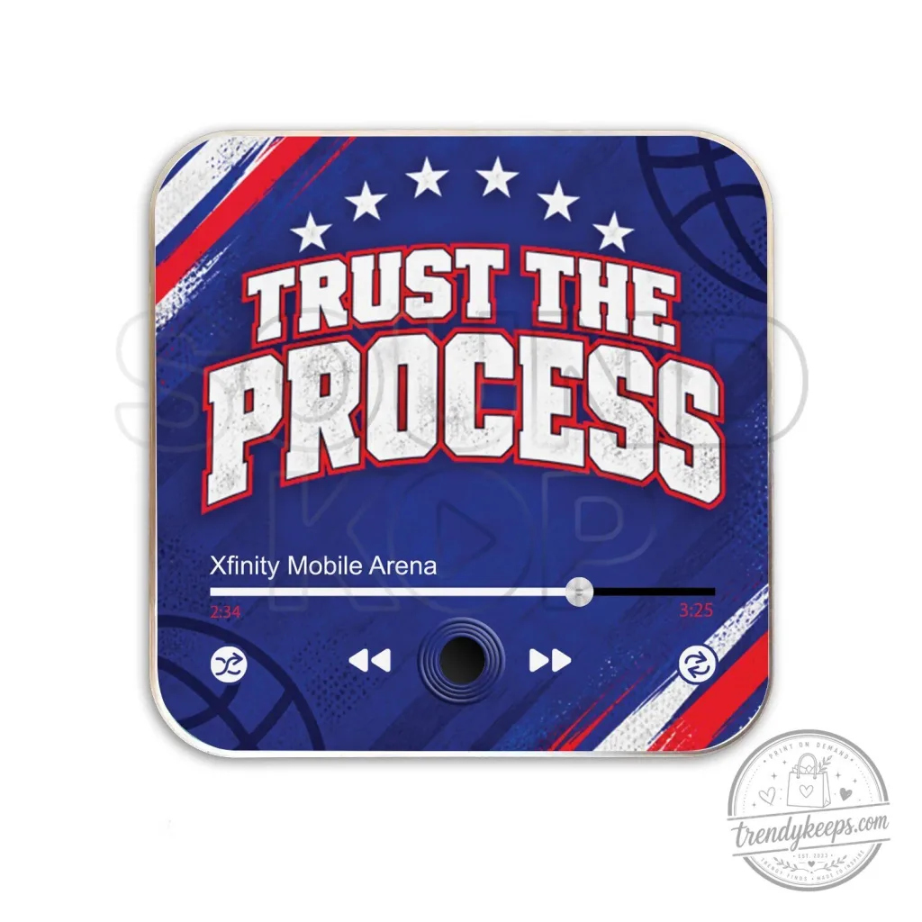 Philadelphia 76ers Trust The Process Basketball Team Magnet Philadelphia 76ers Trust The Process Basketball Team Magnet