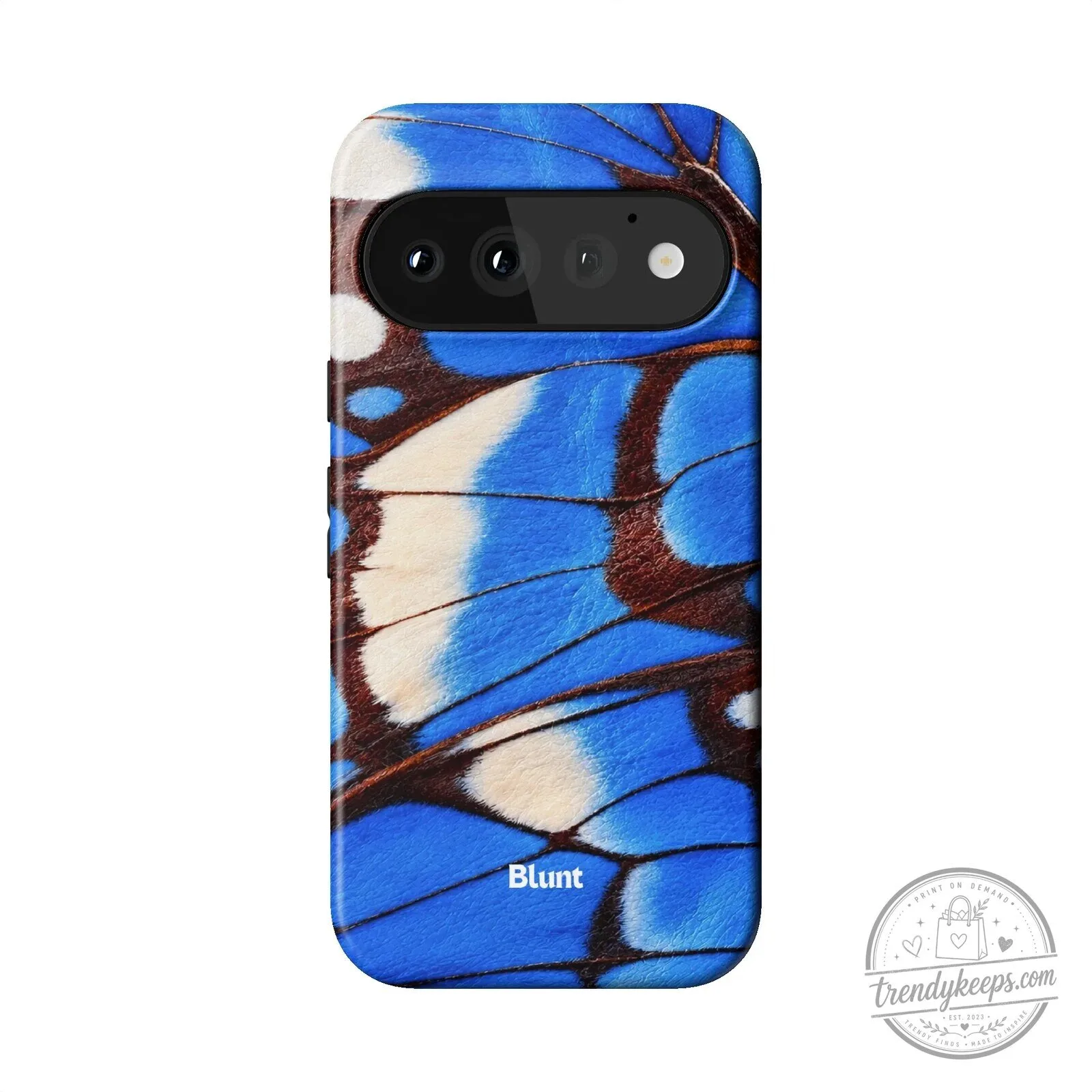 Blue Morpho Butterfly Wing Pixel Phone Case 11 Blue Morpho Butterfly Wing Pixel Phone Case