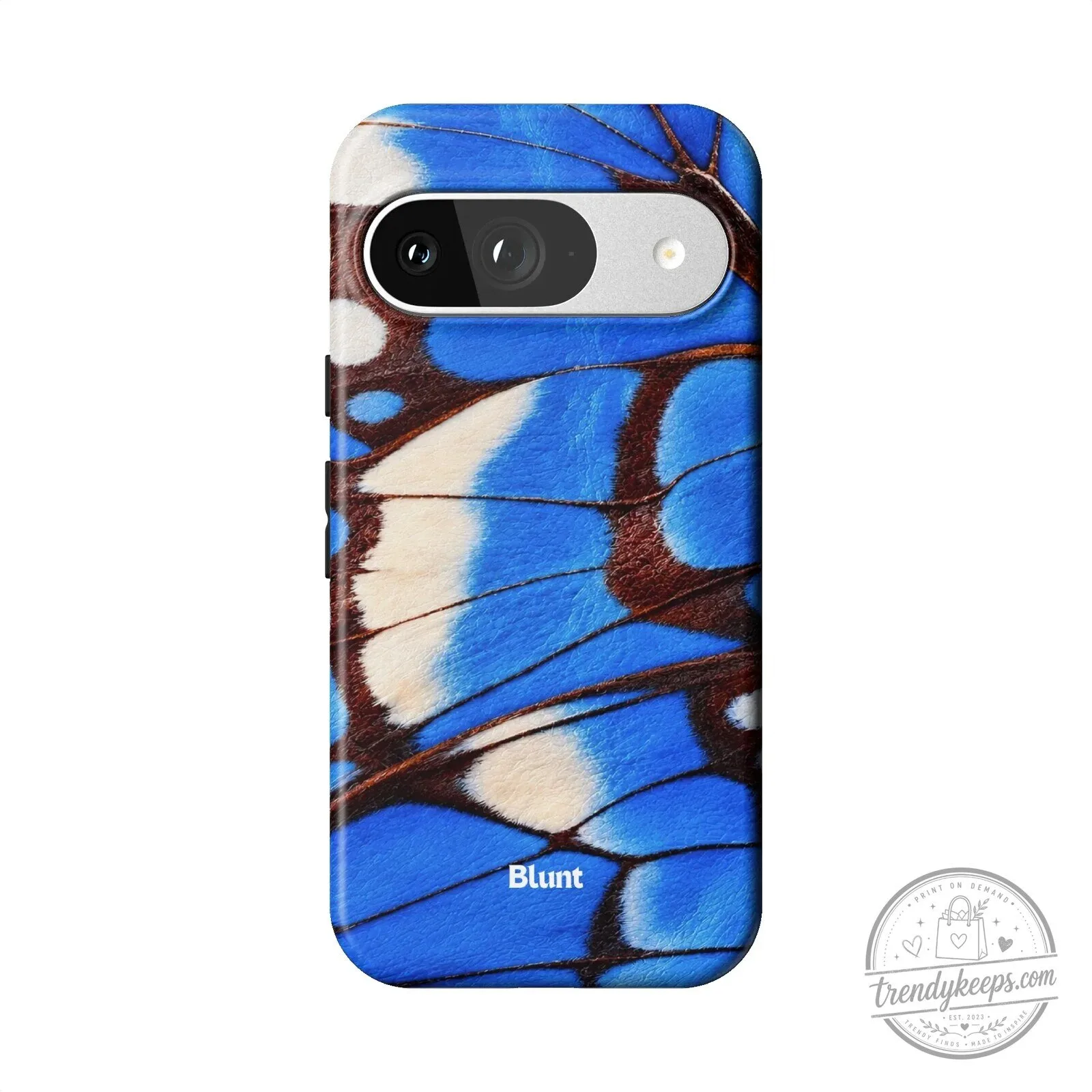 Blue Morpho Butterfly Wing Pixel Phone Case 16 Blue Morpho Butterfly Wing Pixel Phone Case