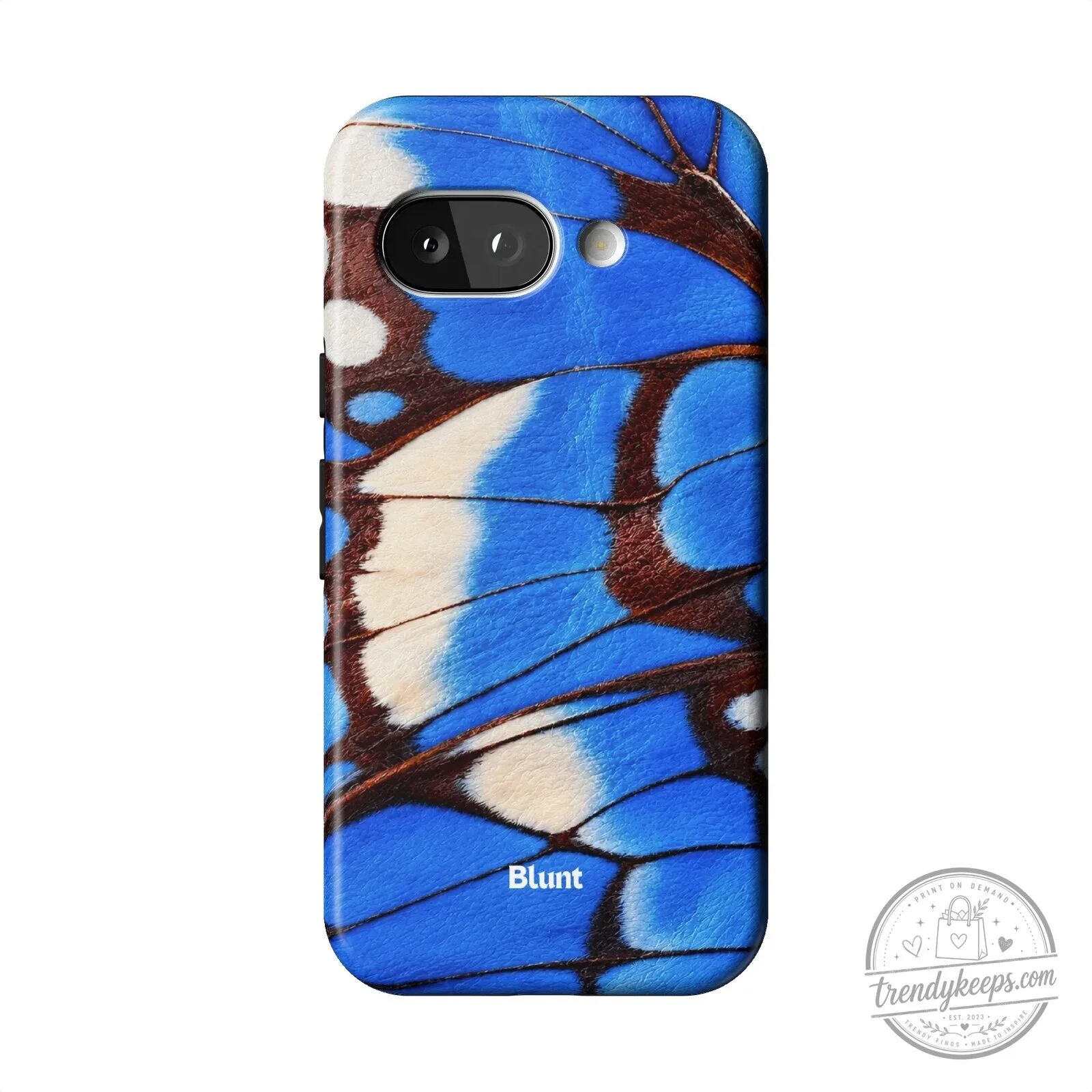 Blue Morpho Butterfly Wing Pixel Phone Case 17 Blue Morpho Butterfly Wing Pixel Phone Case