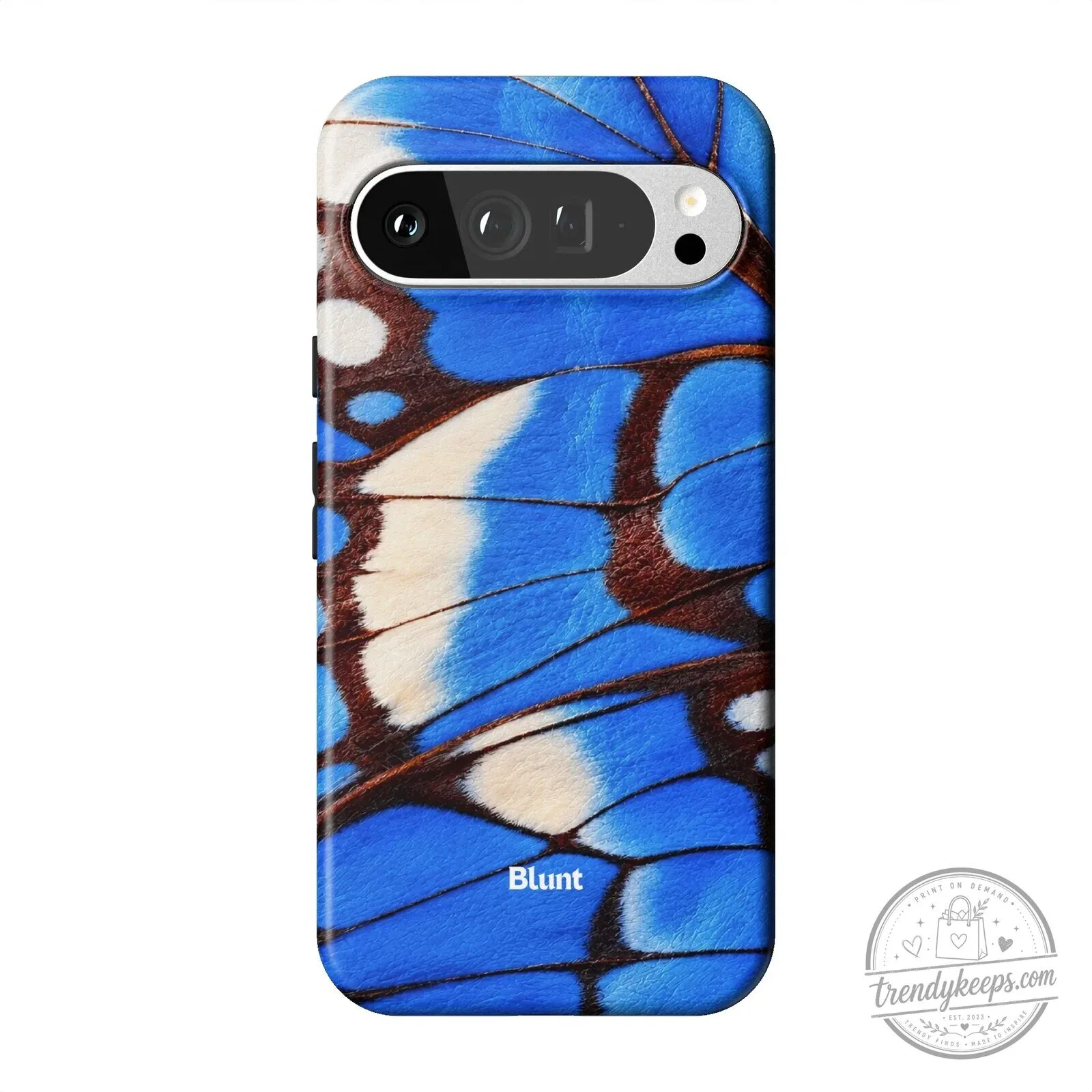 Blue Morpho Butterfly Wing Pixel Phone Case 19 Blue Morpho Butterfly Wing Pixel Phone Case