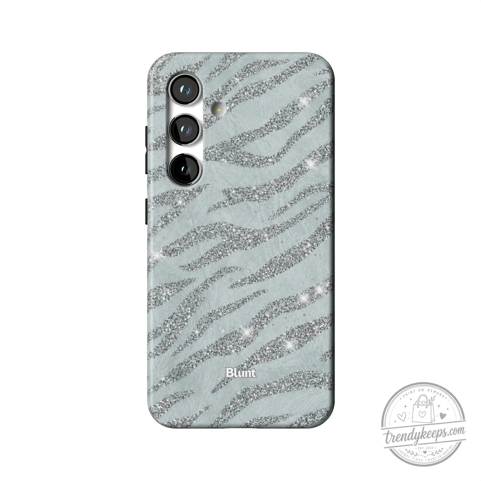 Silver Glitter Zebra Print Pattern Samsung Galaxy S23 Ultra Phone Case 21 Silver Glitter Zebra Print Pattern Samsung Galaxy S23 Ultra Phone Case