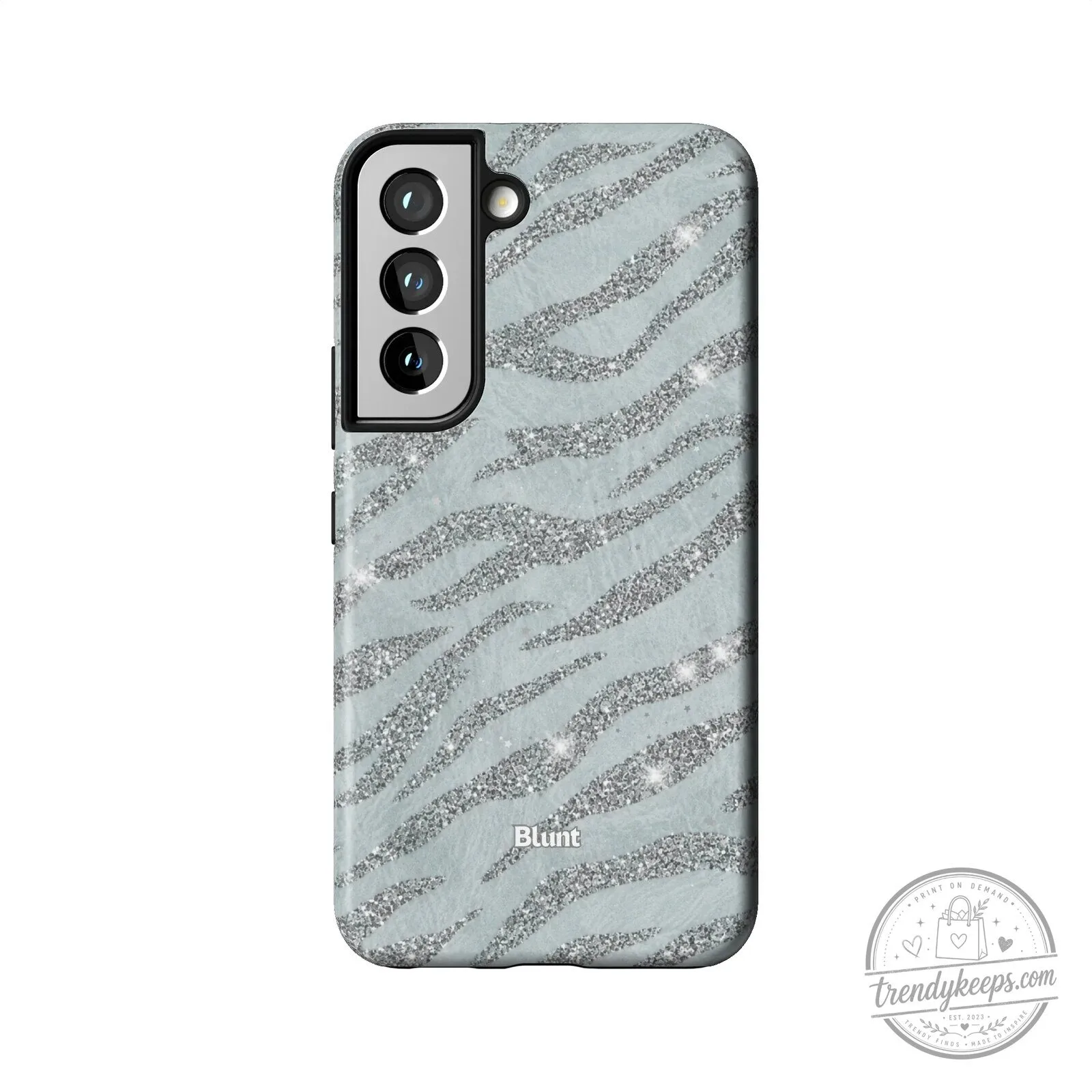 Silver Glitter Zebra Print Pattern Samsung Galaxy S23 Ultra Phone Case 27 Silver Glitter Zebra Print Pattern Samsung Galaxy S23 Ultra Phone Case
