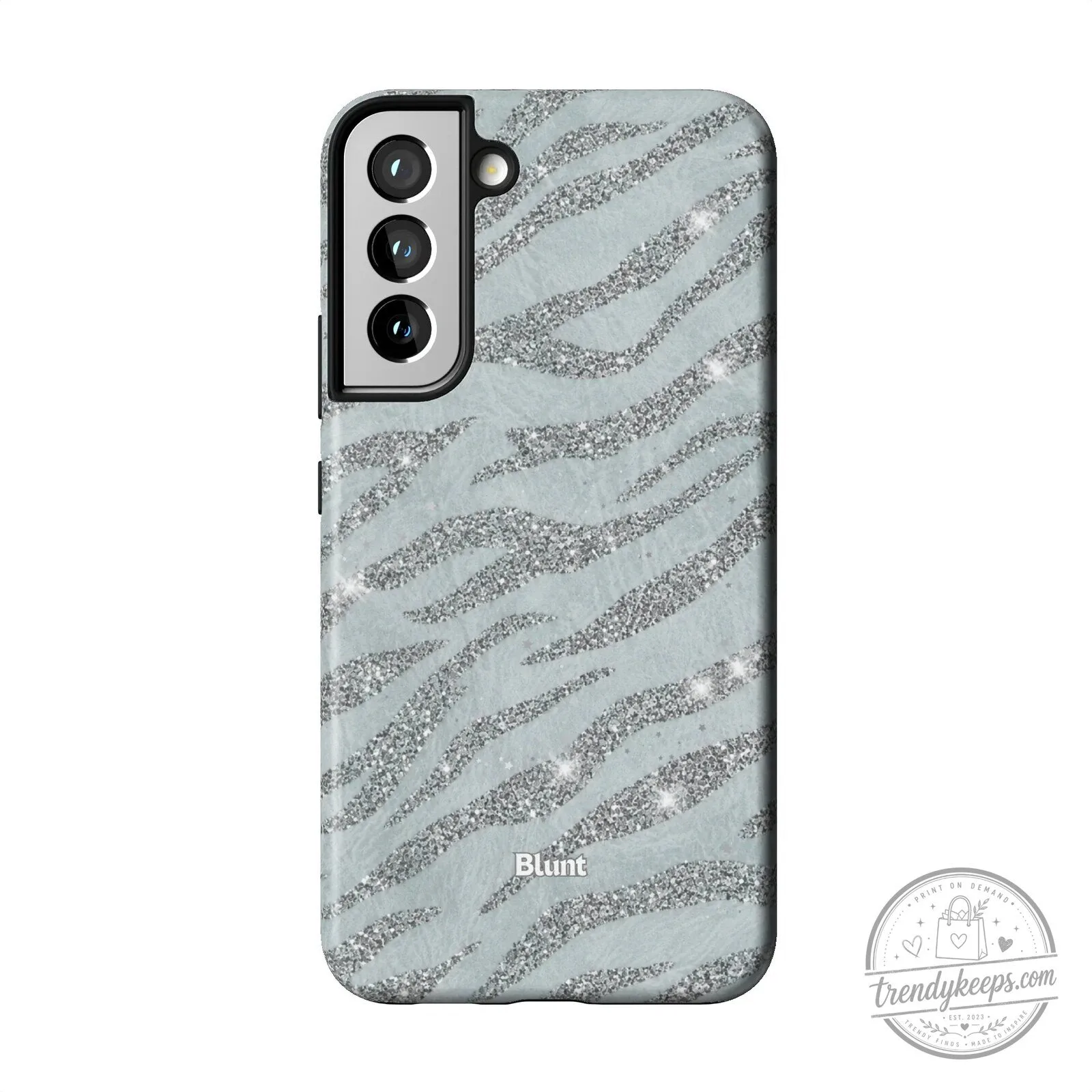 Silver Glitter Zebra Print Pattern Samsung Galaxy S23 Ultra Phone Case 28 Silver Glitter Zebra Print Pattern Samsung Galaxy S23 Ultra Phone Case